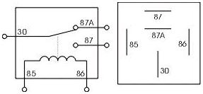 5-pin automotive relay connections