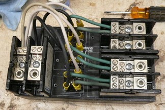 Completed Bridge Rectifier for Wind Turbine System. Three phase AC converted to direct current (DC).