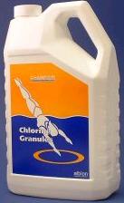 Chlorine granules for water disinfection