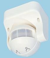 External use PIR motion sensor converted to 12VDC