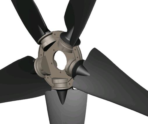 FuturEnergy 1kW Upwind Turbine Hub and Blades