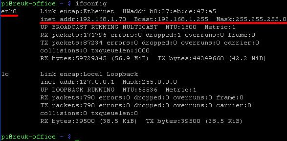 Getting network information from Router connected to the Raspberry Pi