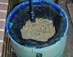 Slow sand filter for greywater