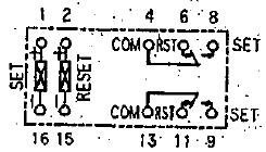 2A DPDT latching relay connection diagram