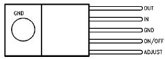 LM2941 Pin Layout Schematic