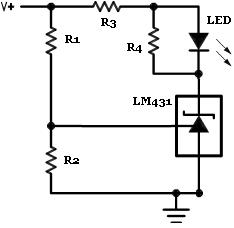 TL431 in a Voltage Monitor Circuit