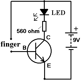 Very simple transistor circuit