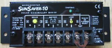 Morningstar SunSaver 10 Amp at 12 Volt solar charge controller