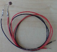 Light dependent resistor with long fitted leads