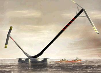 Aerogenerator X offshore 10MW wind turbine generator (artists impression)