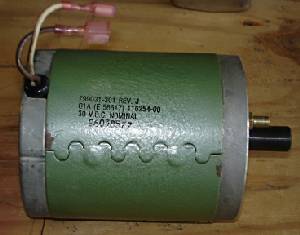 30 Volt DC Ametek Motor used as Generator