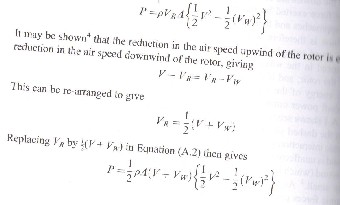 Wind Power by Peter Musgrove - snippet from Appendix A on wind turbine power output