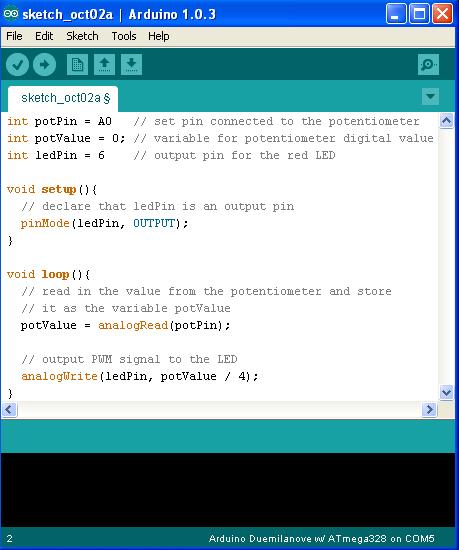arduino led dimmen pwm arduino led dimmen pwm