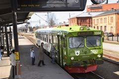 Biogas powered train in Sweden