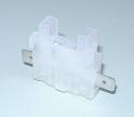 In line automotive blade fuse holder