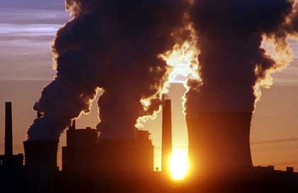 Coal fired power stations - carbon emissions