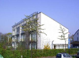 The original terrace of 4 Passivhaus's in Darmstadt, Germany