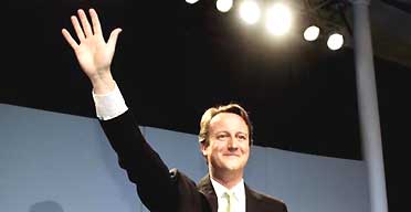 Conservative leader David Cameron