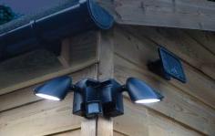 Duo Security Light Twin Spotlights - Smart Solar PIR