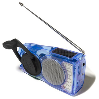 Freeplay EyeMax wind up and solar powered AM/FM radio