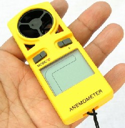 Hand held anemometer