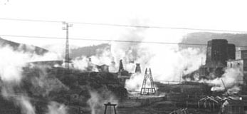 Larderello Geothermal Power Station in 1917