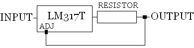 Current limiting with the LM317T