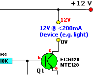 LM741 Light/Dark sensing circuit without a relay for low current applications