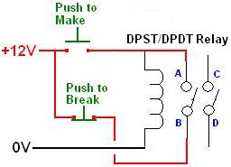 Make a latching relay with a single standard DPST relay