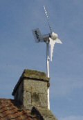 Chimney mounted Micro Wind Turbine