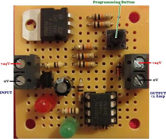 Mini programmable 12V low voltage disconnect connection diagram
