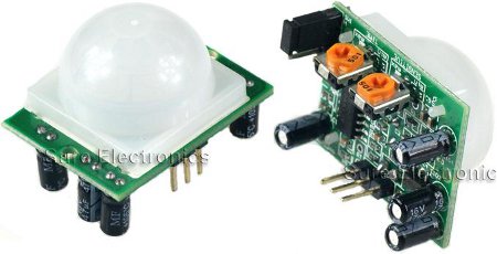 Pyroelectric PIR motion sensor module