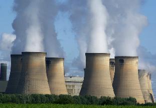 Power station cooling towers