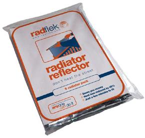 Radflek radiator reflector