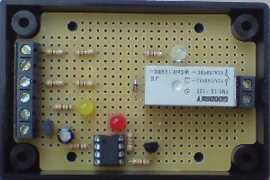 Relay board for rainwater toilet flushing pump controller