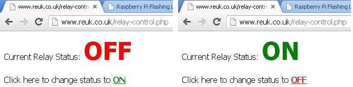 Remote control relay connected to Raspberry Pi over the internet