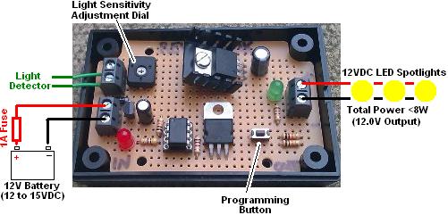 REUK Super poultry lighting controller with light detector and integrated timer