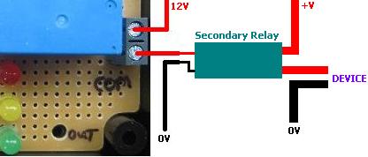 REUK Super Timer used to switch a secondary relay