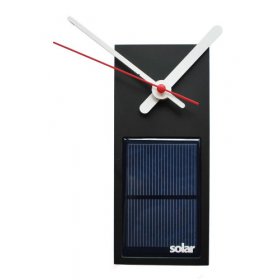 Solar powered clock