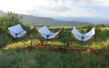 Solar collectors in Lesotho