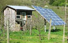 Battery shed for PV Solar System