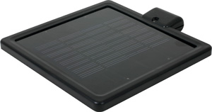 Solar panel for motion detecting (PIR) security spotlight