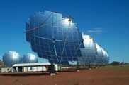 Concentrator PV solar power station in Australia