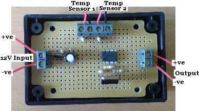 Solar water heater pump controller circuit