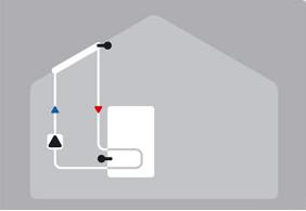 Solar water heating with storage tank - temperature difference controller