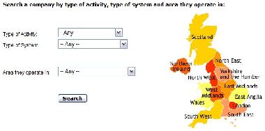 Find a UK solar heating system installer - searchable database