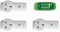 Standby Buster value pack - one remote controller and three remote controlled electrical sockets