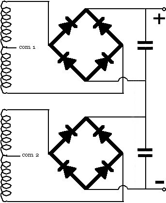 Stepper Motor Voltage Doubler Circuit