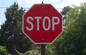 Stop sign