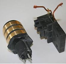 Three phase slip ring for a wind turbine generator